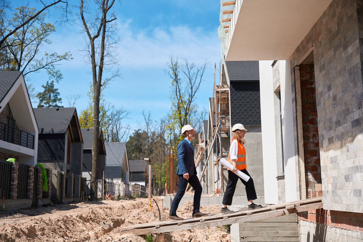 Construction site visit